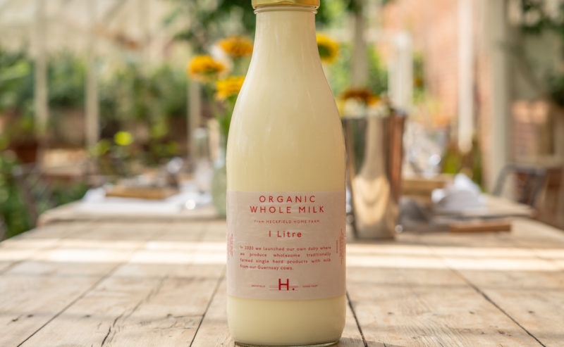 Home Farm Organic Guernsey Whole Milk – 1lt