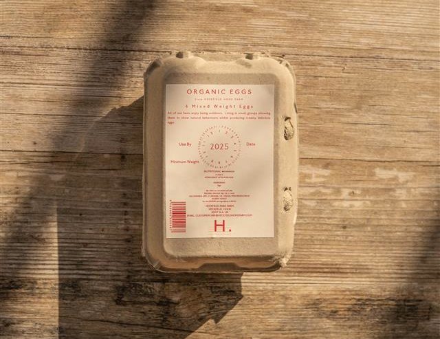 Home Farm Organic Eggs – Box of 6