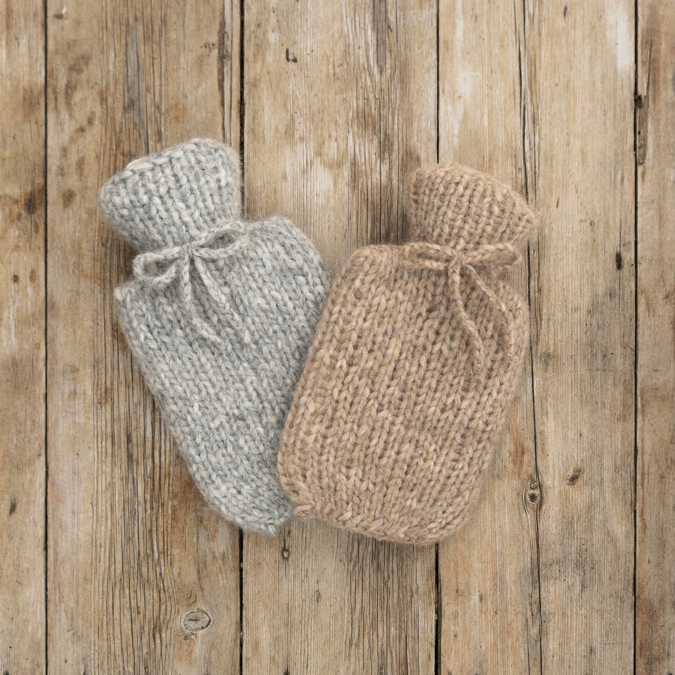 Hot Water Bottle with Hand Knitted Cover