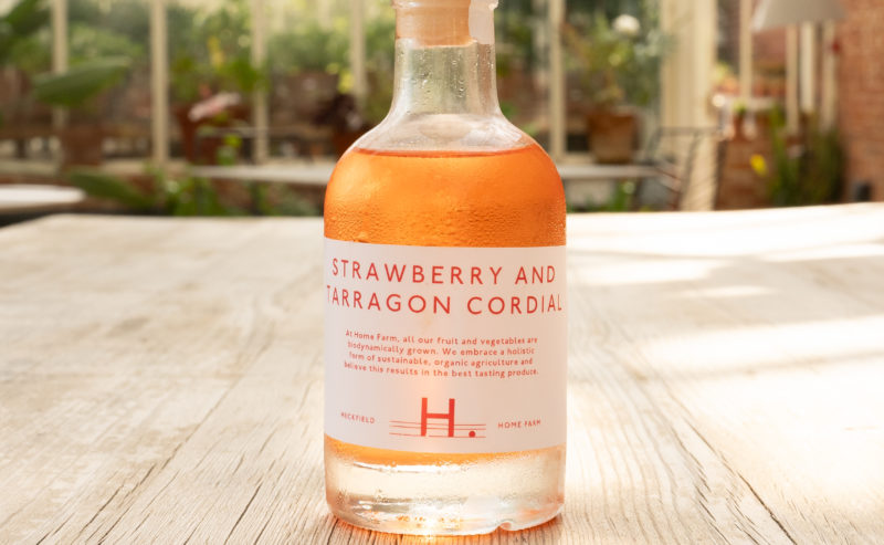 House-Made Strawberry and Tarragon Cordial